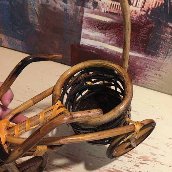 Vintage Ratan Bike W/Handle - Picture 7 of 12